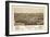 Hurley, Wisconsin - Panoramic Map-Lantern Press-Framed Art Print