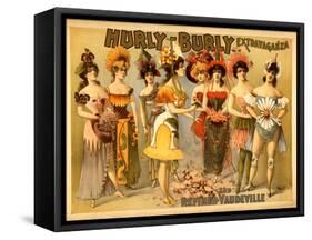 Hurly-Burly Extravaganza and Refined Vaudeville-null-Framed Stretched Canvas