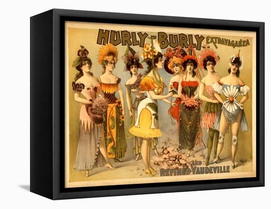 Hurly-Burly Extravaganza and Refined Vaudeville-null-Framed Stretched Canvas