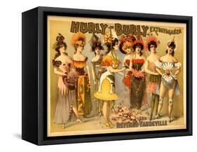 Hurly-Burly Extravaganza and Refined Vaudeville-null-Framed Stretched Canvas