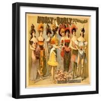 Hurly-Burly Extravaganza and Refined Vaudeville-null-Framed Art Print