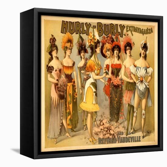 Hurly-Burly Extravaganza and Refined Vaudeville-null-Framed Stretched Canvas