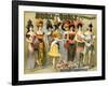 Hurly-Burly Extravaganza and Vaudeville, 1899-Science Source-Framed Giclee Print