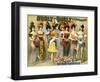 Hurly-Burly Extravaganza and Vaudeville, 1899-Science Source-Framed Giclee Print