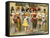 Hurly-Burly Extravaganza and Vaudeville, 1899-Science Source-Framed Stretched Canvas