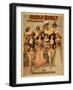 Hurly-Burly Extravaganza Theatre Poster-Lantern Press-Framed Art Print