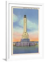 Huron Lighthouse, Lake Erie-null-Framed Art Print