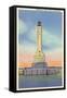 Huron Lighthouse, Lake Erie-null-Framed Stretched Canvas