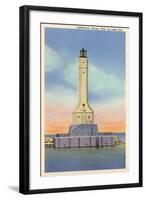 Huron Lighthouse, Lake Erie-null-Framed Art Print