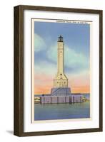 Huron Lighthouse, Lake Erie-null-Framed Art Print