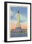 Huron Lighthouse, Lake Erie-null-Framed Art Print