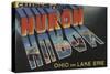 Huron, Ohio - Lake Erie-Lantern Press-Stretched Canvas