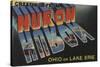 Huron, Ohio - Lake Erie-Lantern Press-Stretched Canvas