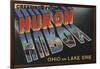 Huron, Ohio - Lake Erie-Lantern Press-Framed Art Print