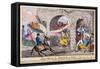 Hurrah for the Bonnets So Big!!, Temple Bar, London, 1828-John Fairburn-Framed Stretched Canvas