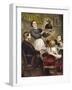 Hurrah for the Christmas Pudding-null-Framed Giclee Print