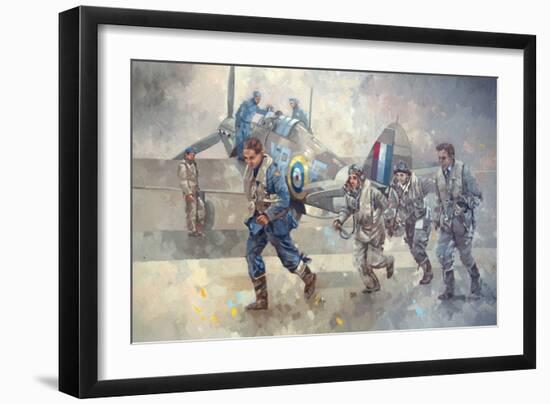 Hurrican Scamble-Peter Miller-Framed Giclee Print