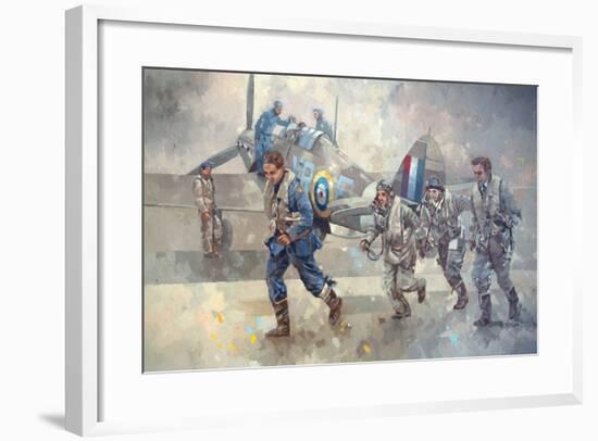 Hurrican Scamble-Peter Miller-Framed Giclee Print