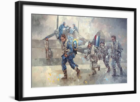 Hurrican Scamble-Peter Miller-Framed Giclee Print