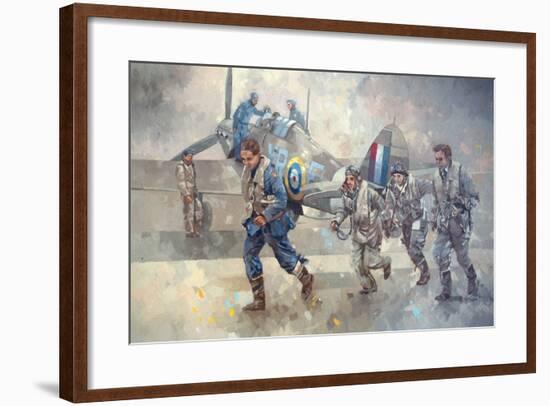 Hurrican Scamble-Peter Miller-Framed Giclee Print