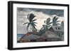 Hurricane, Bahamas, 1898 (W/C and Graphite on Paper)-Winslow Homer-Framed Giclee Print