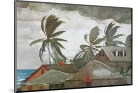 Hurricane, Bahamas, c.1898-Winslow Homer-Mounted Premium Giclee Print