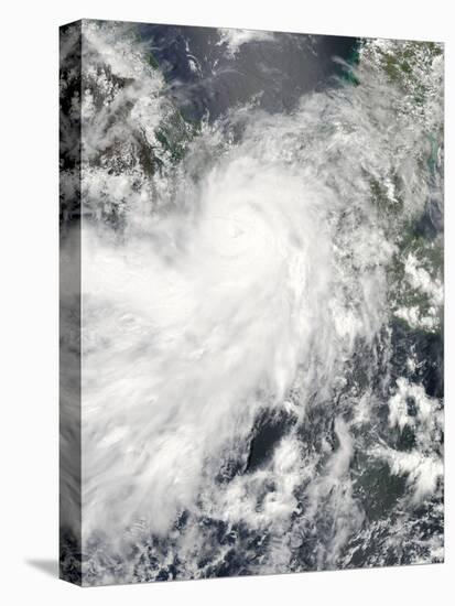 Hurricane Barbara over Central America-null-Stretched Canvas