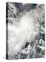 Hurricane Barbara over Central America-null-Stretched Canvas