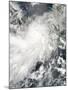 Hurricane Barbara over Central America-null-Mounted Photographic Print