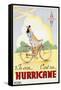 Hurricane Bicycle Advertisement Poster-null-Framed Stretched Canvas
