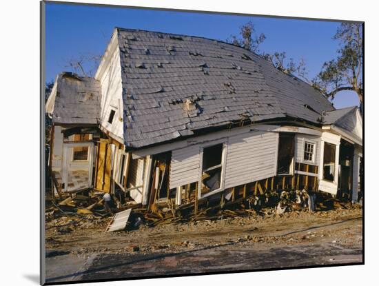 Hurricane Damage, Louisiana, USA-Walter Rawlings-Mounted Photographic Print