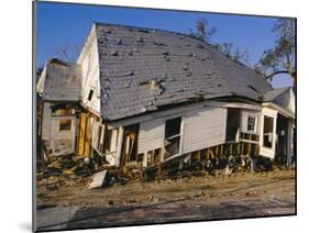 Hurricane Damage, Louisiana, USA-Walter Rawlings-Mounted Photographic Print