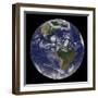 Hurricane Dean Approaches Yucatan Peninsula-Stocktrek Images-Framed Photographic Print