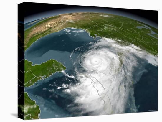 Hurricane Dennis-Stocktrek Images-Stretched Canvas