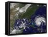 Hurricane Earl-Stocktrek Images-Framed Stretched Canvas