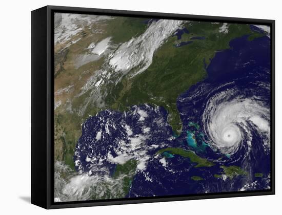 Hurricane Earl-Stocktrek Images-Framed Stretched Canvas