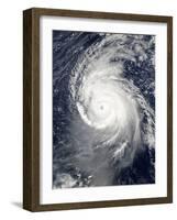 Hurricane Igor in the Atlantic Ocean-Stocktrek Images-Framed Photographic Print