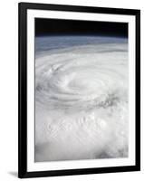 Hurricane Ike Covering More than Half of Cuba, from International Space Station-Stocktrek Images-Framed Photographic Print