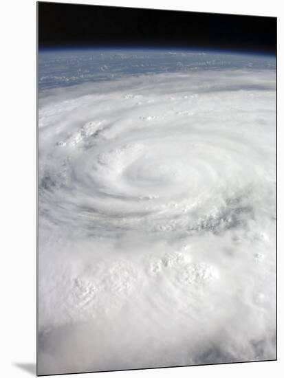 Hurricane Ike Covering More than Half of Cuba, from International Space Station-Stocktrek Images-Mounted Photographic Print