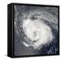 Hurricane Ike, from International Space Station-Stocktrek Images-Framed Stretched Canvas