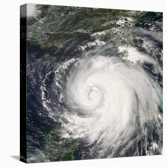 Hurricane Ike, from International Space Station-Stocktrek Images-Stretched Canvas