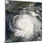 Hurricane Ike, from International Space Station-Stocktrek Images-Mounted Premium Photographic Print