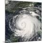 Hurricane Ike, from International Space Station-Stocktrek Images-Mounted Photographic Print