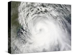 Hurricane Ike, from International Space Station-Stocktrek Images-Stretched Canvas