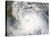 Hurricane Ike, from International Space Station-Stocktrek Images-Stretched Canvas