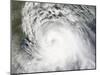 Hurricane Ike, from International Space Station-Stocktrek Images-Mounted Photographic Print