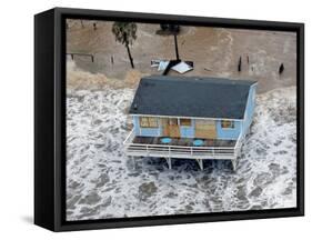 Hurricane Ike, Galveston, TX-null-Framed Stretched Canvas