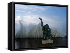 Hurricane Ike, Galveston, TX-null-Framed Stretched Canvas