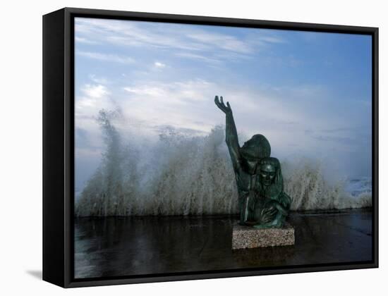 Hurricane Ike, Galveston, TX-null-Framed Stretched Canvas