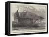 Hurricane in Madagascar, the British Consul's House at Tamatave-null-Framed Stretched Canvas